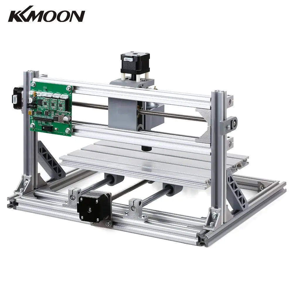 

DIY CNC Router Kit 2 in 1 Mini Engraving Machine GRBL Control 3 Axis for Plastic Acrylic Wood Carving Milling Engraving Machine
