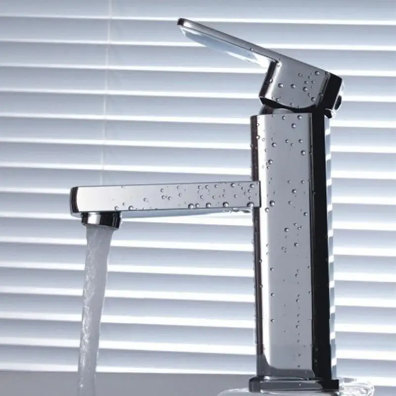 

For Bathroom Kitchen Sink Wash Basin Single-Hole Dual-Use Faucet 10MP 304 Stainless Steel Hot And Cold Water Faucet