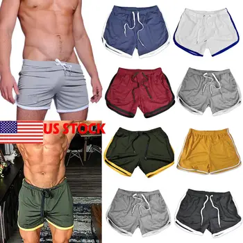 

2019 Mens Summer New Fitness Shorts Fashion Compression Fast Drying Gym Bodybuilding Joggers shorts Slim fit clothing Sweatpants