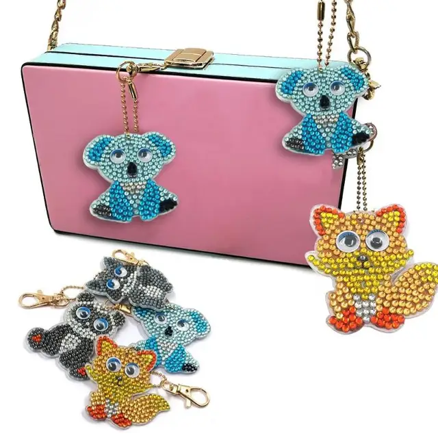 Vendita calda 4 pz/set FAI DA TE decorazione Punta di Diamante Pittura Animale D Vendita calda 4 pz/set FAI DA TE decorazione Punta di Diamante Pittura Animale D