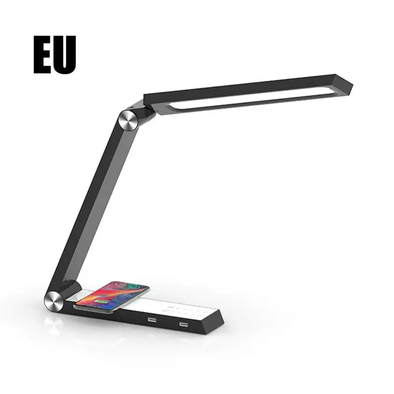 

LED Triangle Table Lamp Wireless Charging Led Desk Lamps Rechargeable Table Lamps Smart Home Desk Art Light EU US UK Standard