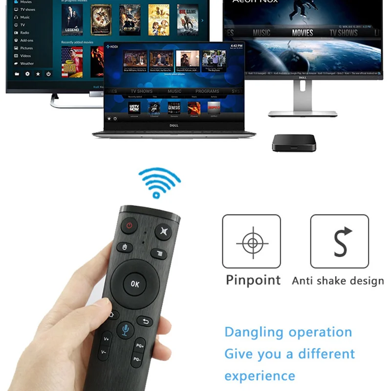 Пульт дистанционного управления Air Mouse пульт голосом USB приемник поддержка Smart TV