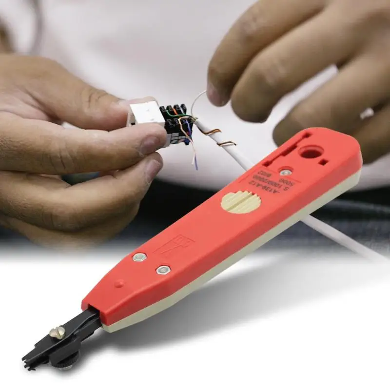 

Network Cable Crimping Plier Hand Tools Knife Telecom Phone Wire Cable Punch Down Networking Tools