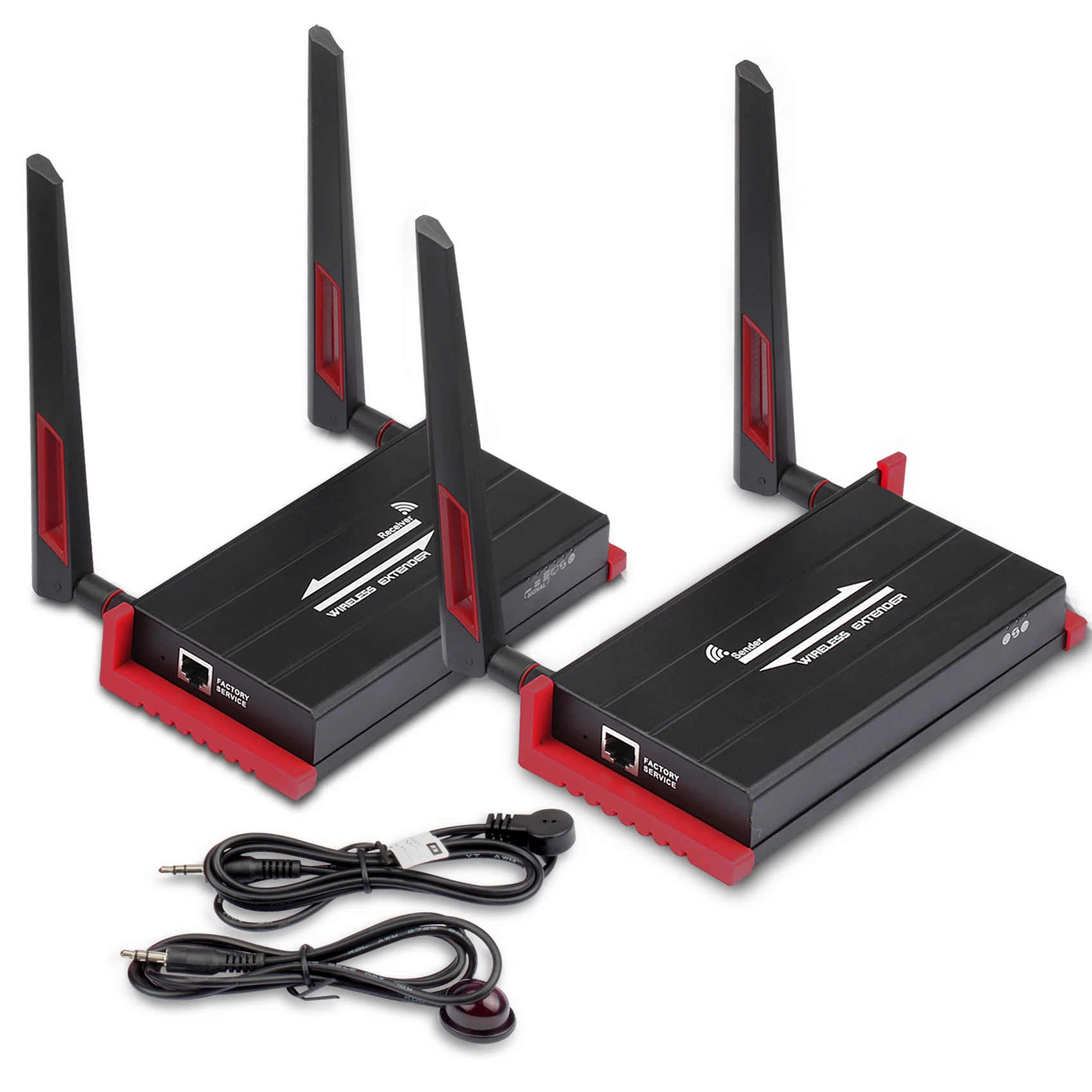 

TreasLin FULL HD HDMI Extender Wireless HDMI Transmitter and Receiver for Conference Room Church Living Room Support IR Control