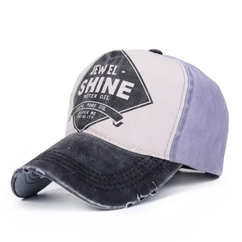 

2019 New 100% Washed Cotton Men Baseball Cap Snapback Hat For Women Gorras Casual Casquette Printing Letter Retro Cap