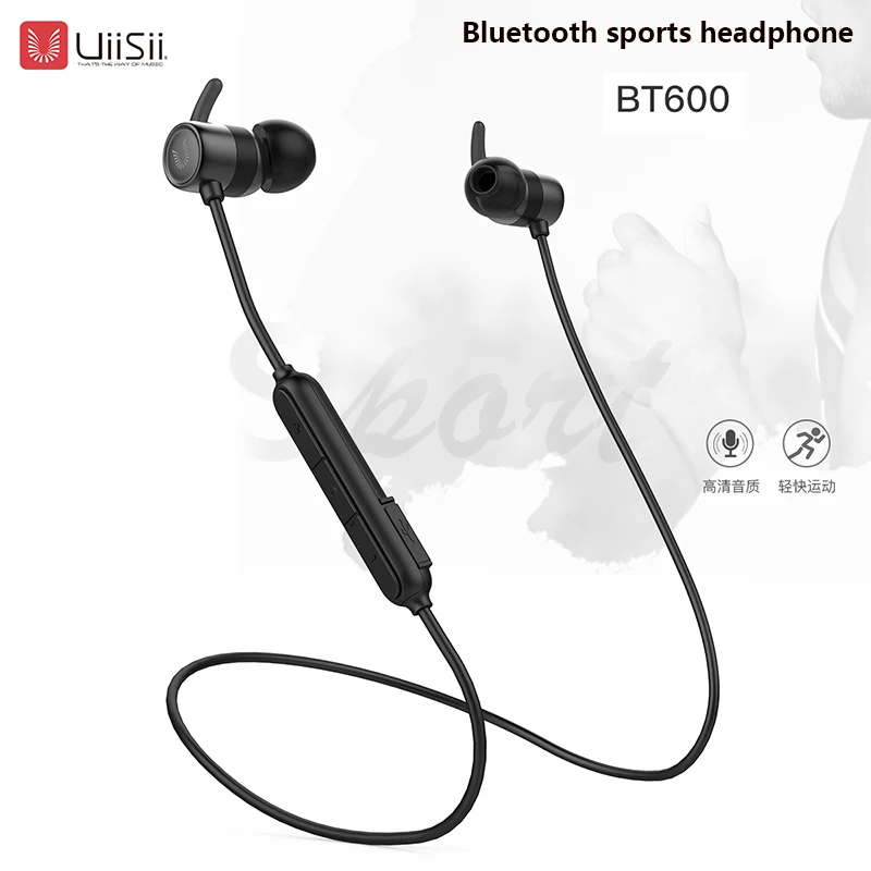 

UiiSii BT600 Wireless Bluetooth Earphone In-Ear Sports Running Headset Waterproof IPX5 with Mic Earbuds for Apple Meizu Xiaomi