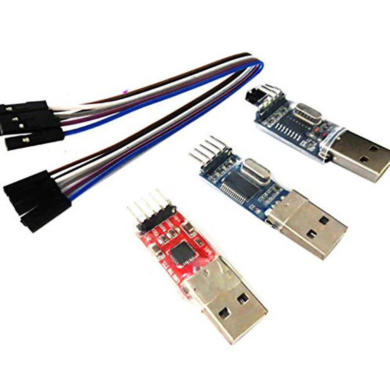 PL2303HX CP2102 CH340G USB в TTL для arduino UART модуль PL2303 с кабелем dupont | Электронные компоненты и