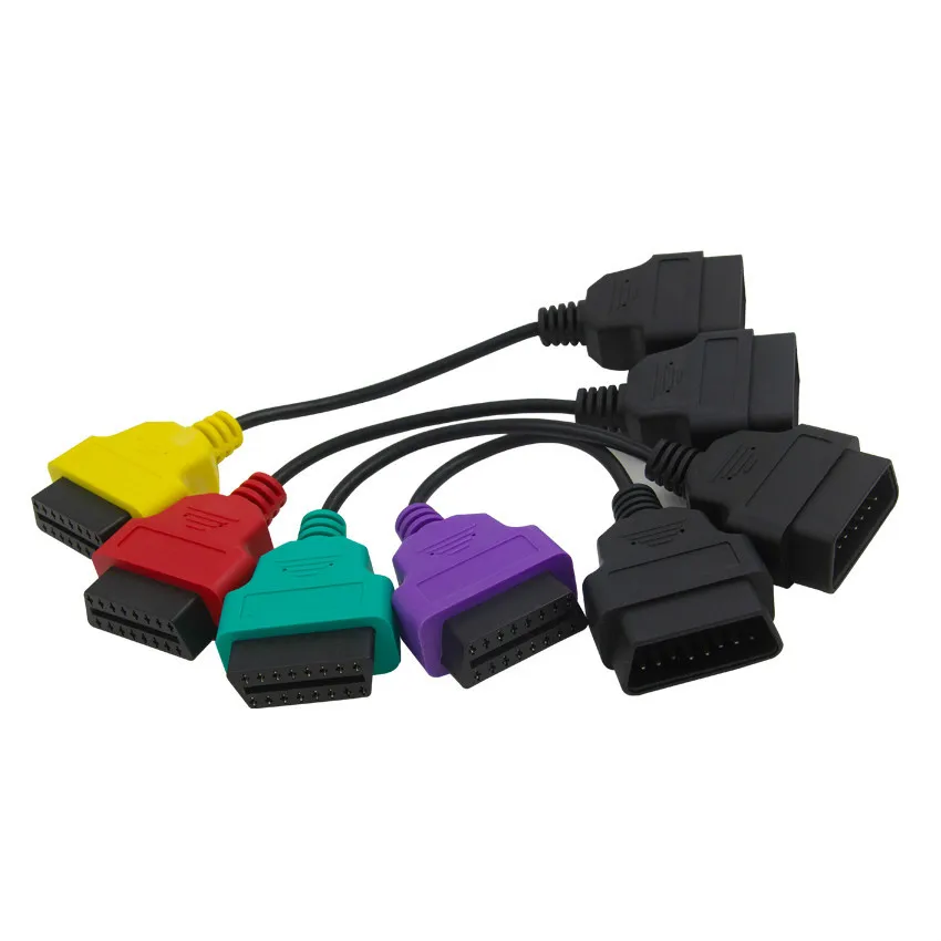 

4pcs/lot High Quality For Fiatecuscan Obd2 Connector Diagnostic Cable For Fiat Ecu Scan Multiecuscan Cable For Fiat For Lancia