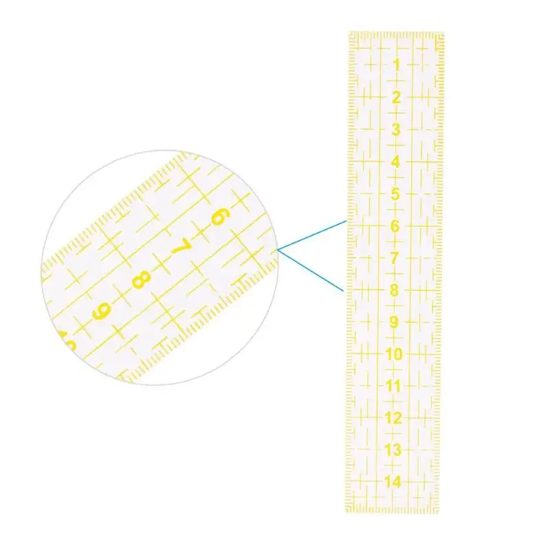 

15*3 cm Rectangle Shape DIY Multi-function Handmade Quilting Templates Patchwork Sewing Ruler Patchwork Drawing Rulers Tool E5M1
