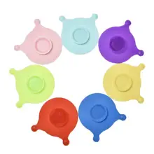 キッチンシリコーン吸盤スリップコースターカジュアル茶コースターリビングルーム強力な吸(China)