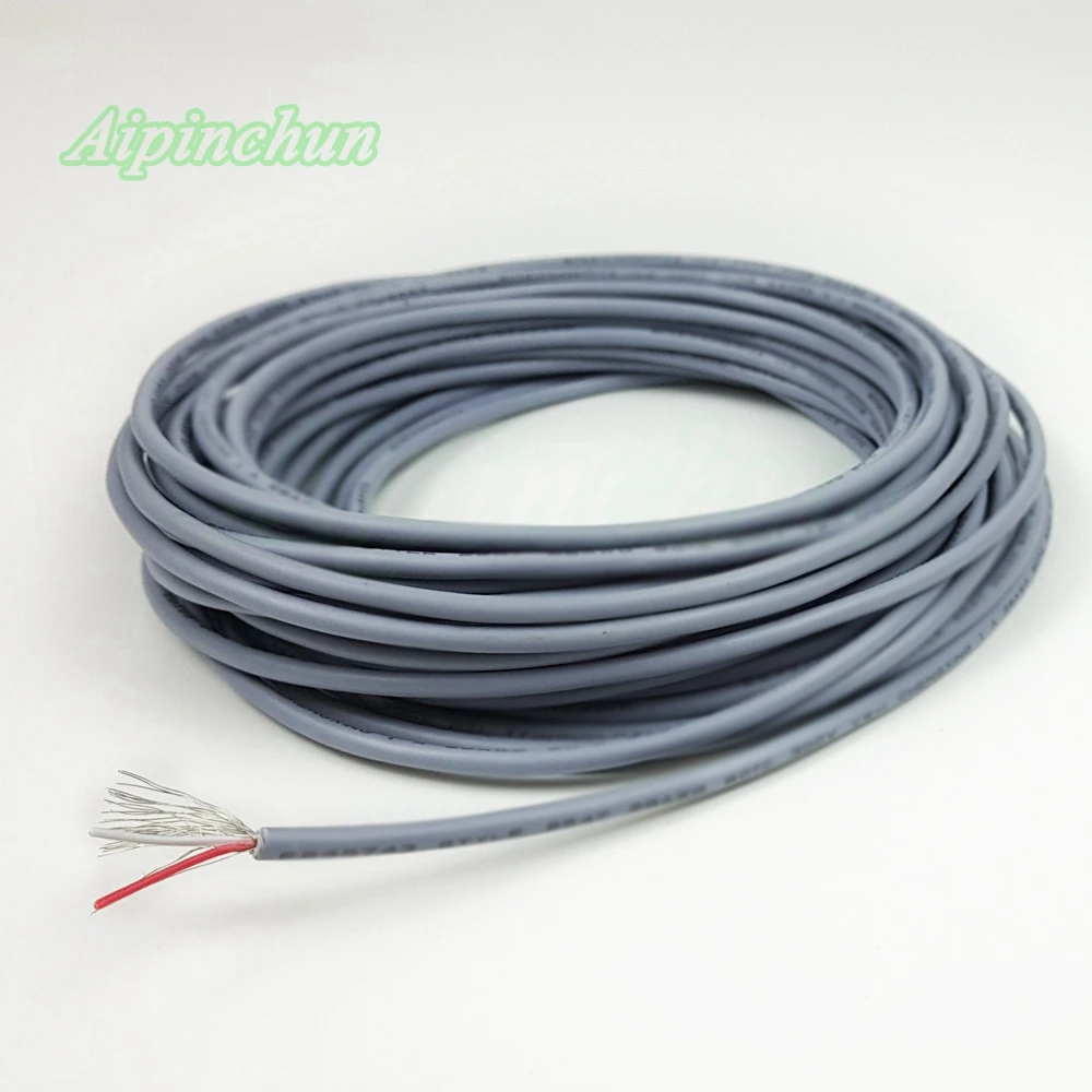 Aipinchun 2 метра 3 4 5 ядер экранированный провод UL 2547 28AWG 1 канал кабель аудиосигнала