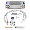 Motorcycle Oil Cooler Durable Parts Motorcycle Engine Oil Cooler Oil Cooling Radiator System Kit for Honda CB CG 100CC-250CC ► Photo 3/6