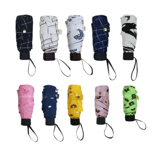 

Portable Practical Capsule Umbrella Mini Light Small Pocket Folding Rain Sun Umbrella Multipurpose Windproof