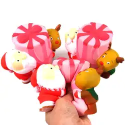 LeadingStar милый мультфильм Санта Клаус мягкими замедлить рост мягкий Squeeze торт Рождество Детская игрушка в подарок
