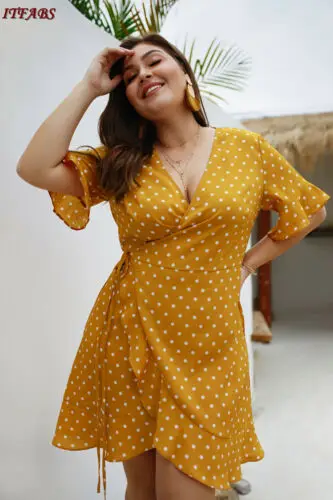 بوهو الصيف المرأة قصيرة اللباس مساء حزب عارضة الشاطئ فستان الشمس الأزهار طباعة مثير V الرقبة فساتين زائد حجم 4XL