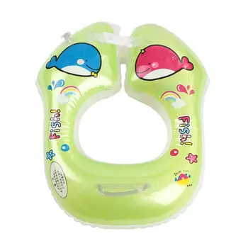 

Fish Printing Neck Float Swimming Ring Baby Kids Safety Inflatable Circle
