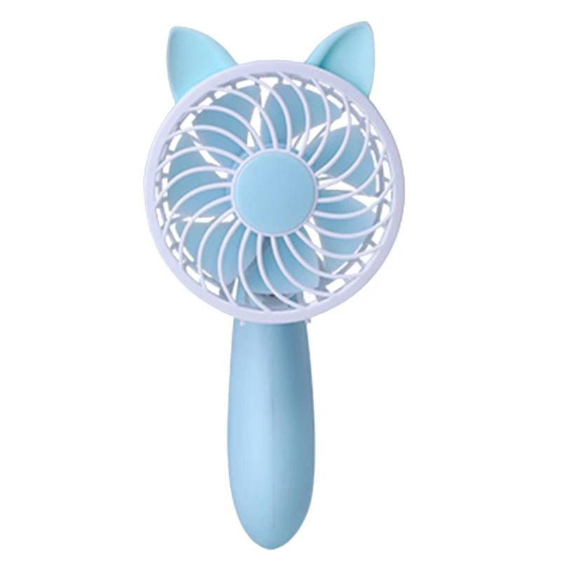 

Handheld Usb Fan Cooler Portable 3 Speed Adjustable Mini Fan Rechargeable Handy Small Desk Desktop