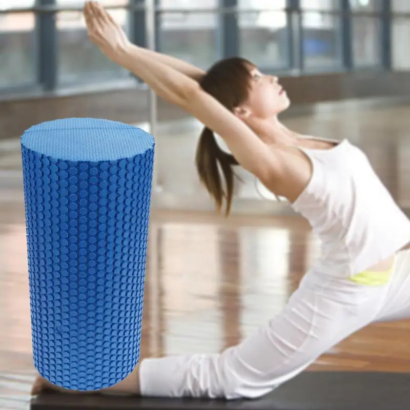 Йога ролик пены 30 см тренажерный зал для занятий йогой блок фитнес EVA Плавающий триггер точка для упражнений 3 цвета физический массаж