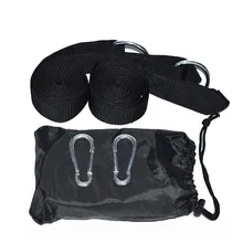 1 комплект веревки для гамака с металлической пряжкой и 2 карабина, максимальный Подшипник 250 кг, подвесной ремень для кемпинга