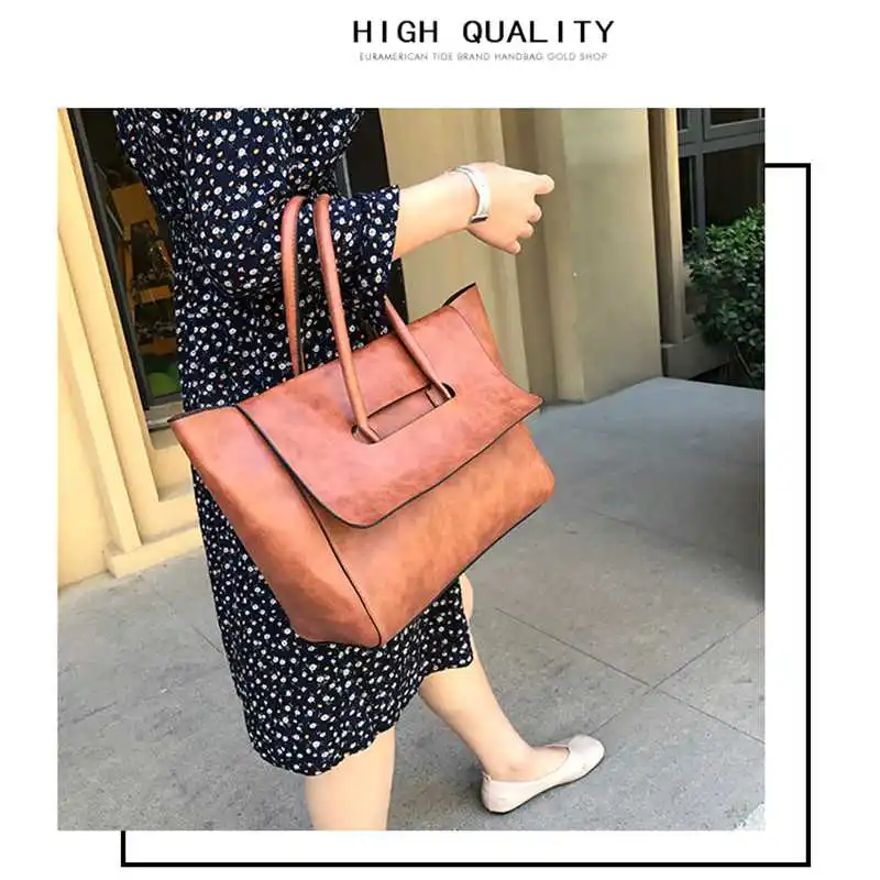 السيدات الرجعية الأزياء حقيبة محمولة حقيبة يد المرأة الأعلى مقبض حقيبة ، نمط الحد الأدنى ميا