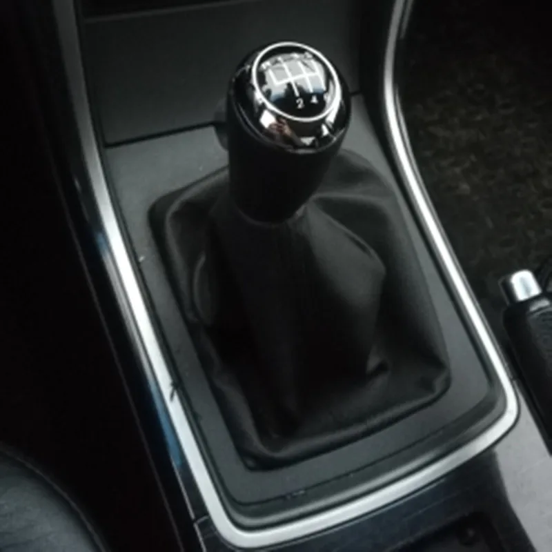 6 скоростей искусственная кожа Авто рукоятка для рычага переключения передач