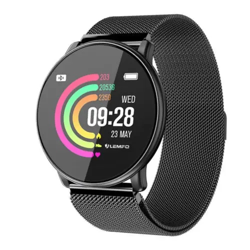 

New LEM LT03 Bluetooth Smart Watch Blood Pressure Color Screen For Android iOS