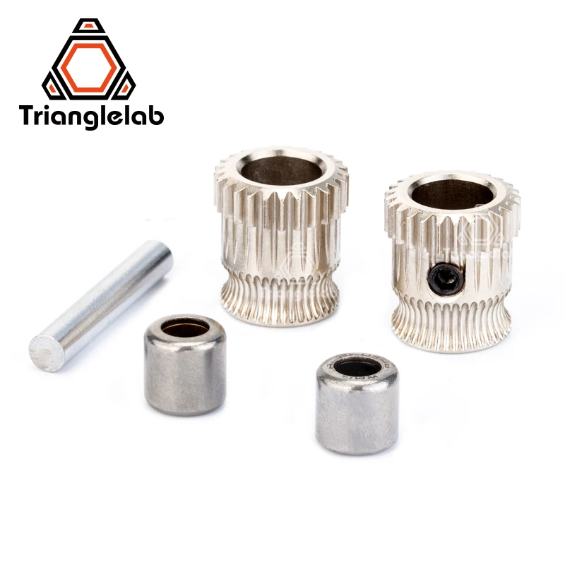 Цена 2,85 3,0 мм внутренний диаметр 8 мм Drivegear Комплект двойной привод шестерни экструдер комплект клонированный Btech для Prusa i3 3d принтер Боуден экстру...