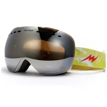 Горячая Распродажа, зимние Лыжный Спорт очки для сноуборда очки Для мужчин Для женщин зимняя Лыжная для открытого воздуха очки двухслойные UV400 Анти-туман ветрозащитный большой Лыжная маска