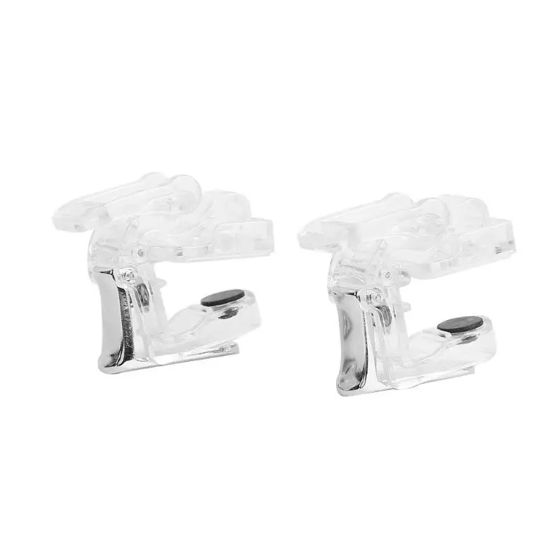 

Zinc Alloy Mini Mobile Game Controller Gamepad Trigger Fire Key Aim Button L1R1 Joystick for PUBG trigger experience accurate