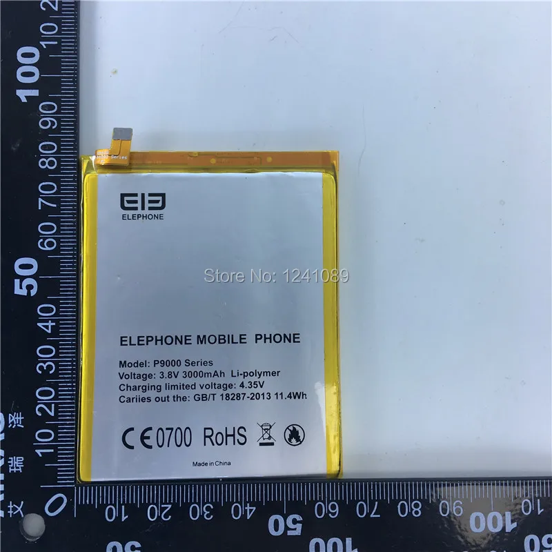 Мобильный телефон аккумулятор Elephone P9000 3000 мАч высокое качество три Аксессуары