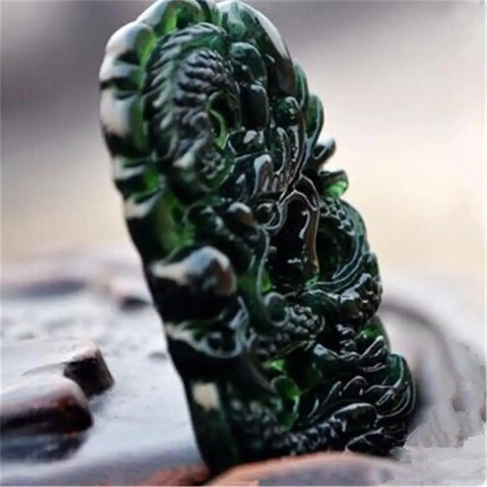 Натуральный черный зеленый нефритовый кулон в форме дракона ручной работы Jade Обои для рабочего стола ремесел удачи амулет cuarzo piedra природных