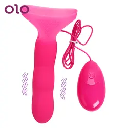 OLO Finger Vibrator 7 скоростей ремень на женской мастурбации G-spot Вибраторы со стимуляцией клитора интимные игрушки для женщин