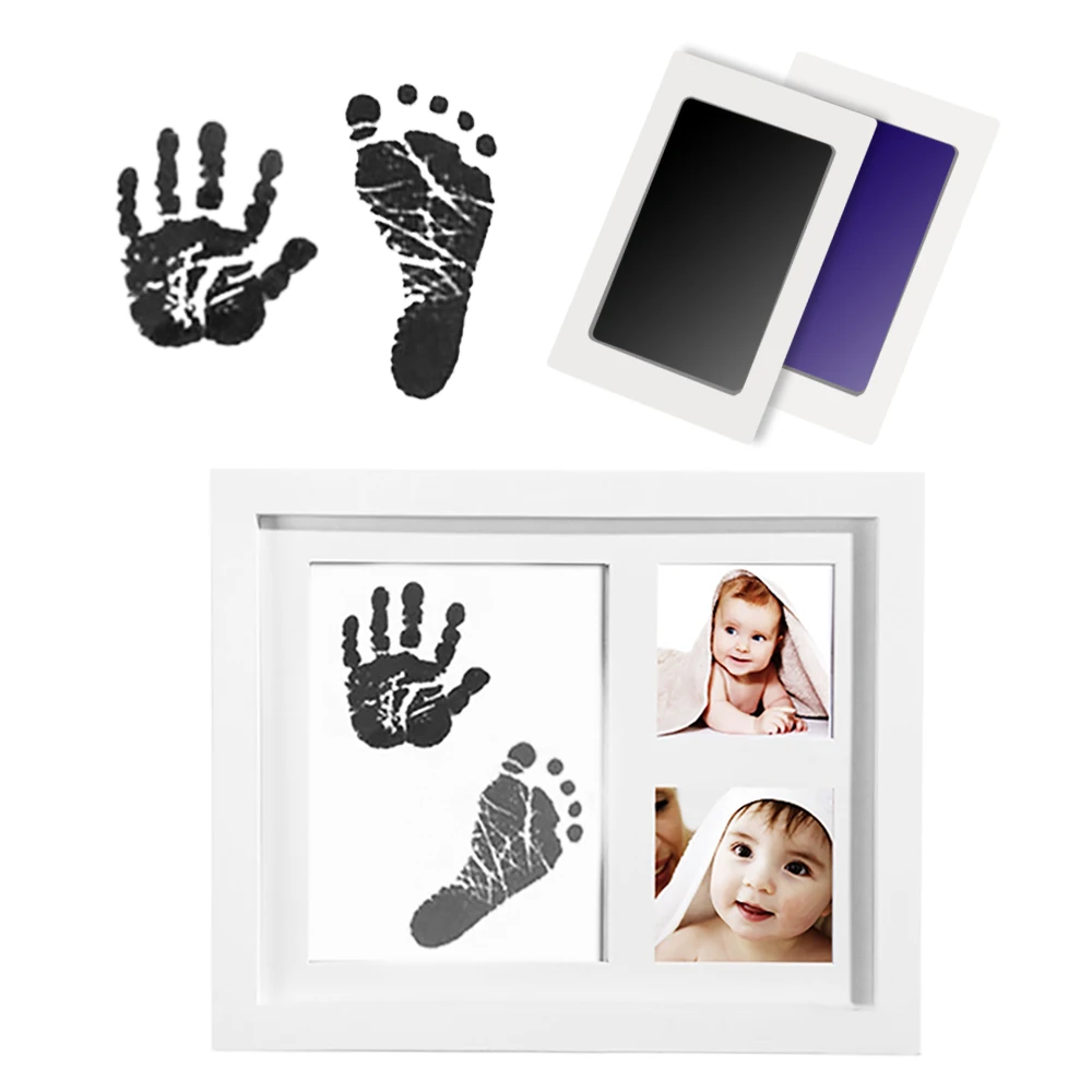 

Handprint Casting Non-Toxic Infant Clay Toy Gifts Newborn Baby Souvenir Ink Pad Storage Memento Baby Footprint Imprint Kit
