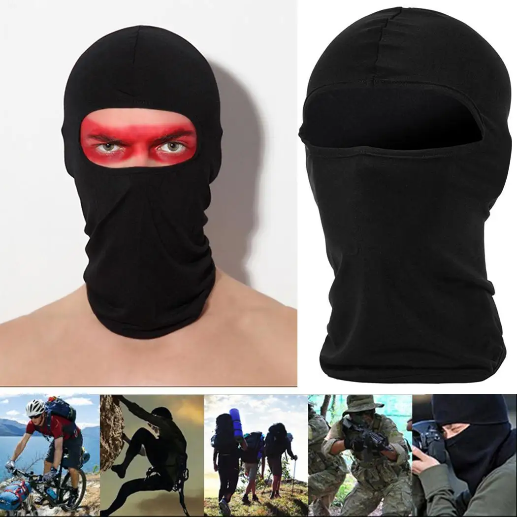 

Unisex Outdoor Black Bike Face New Solid Neck Turban Men Scarf Mask Sports Women Motorcycle