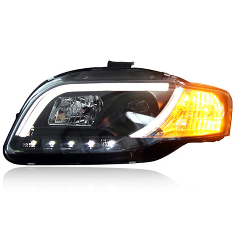 Roadot светодиодные hid лампы головного света для Audi A4 B7 2005 2008 дневные ходовые огни