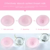 2/4 PCS Surface Cotton + Sanitary Sponge Reusable Breast Nursing Pads Soft 3D Cup Washable Pad Baby Breastfeeding Accessor 5