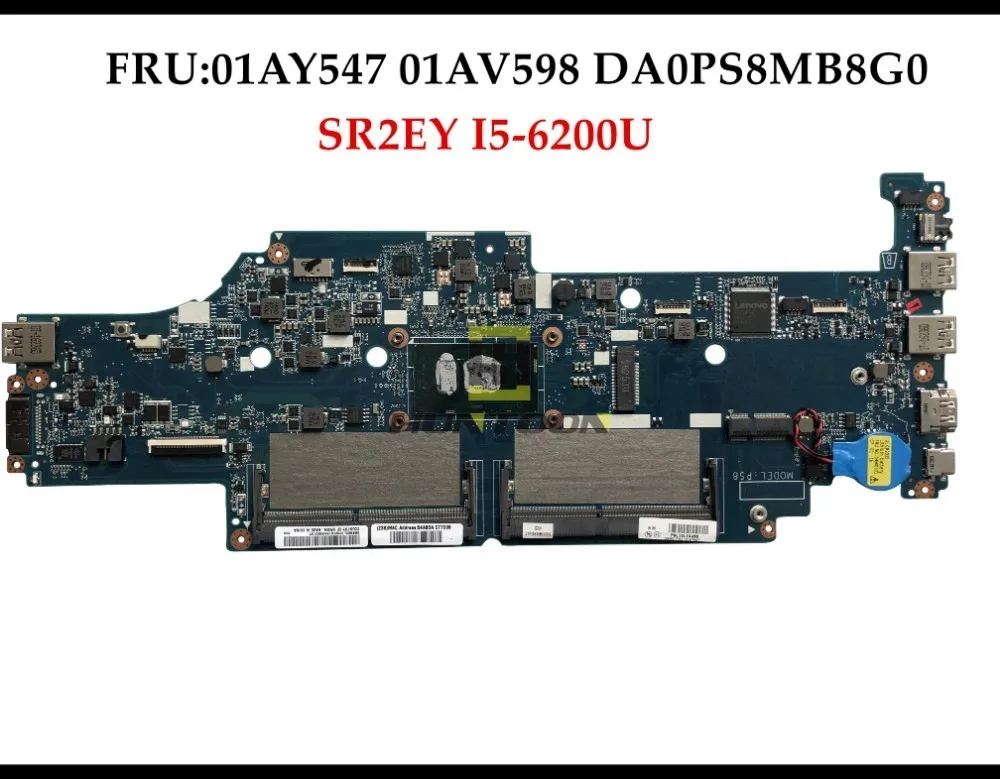 Высокое качество DA0PS8MB8G0 для Lenovo Thinkpad 13 материнская плата ноутбуков FRU 01AY547 01AV598 SR2EY