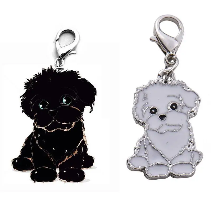 

Dog Tag Cute 25mm Metal Durable Than Bear Dog Style Pet Decorative Key Jewelry Pendant Is Not Easy To Twist And Fade
