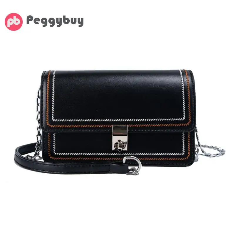 

Women's Designer Handbag Fashion stripe Crossbody Bags Leather Shoulder Messenger bags Girls Solid Color Crossbody Bags Bolsas