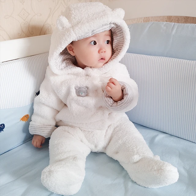 tiernos bebés recién nacidos ropa oso bebé niña mono de con capucha monos de invierno para niños Rupa Menina - AliExpress