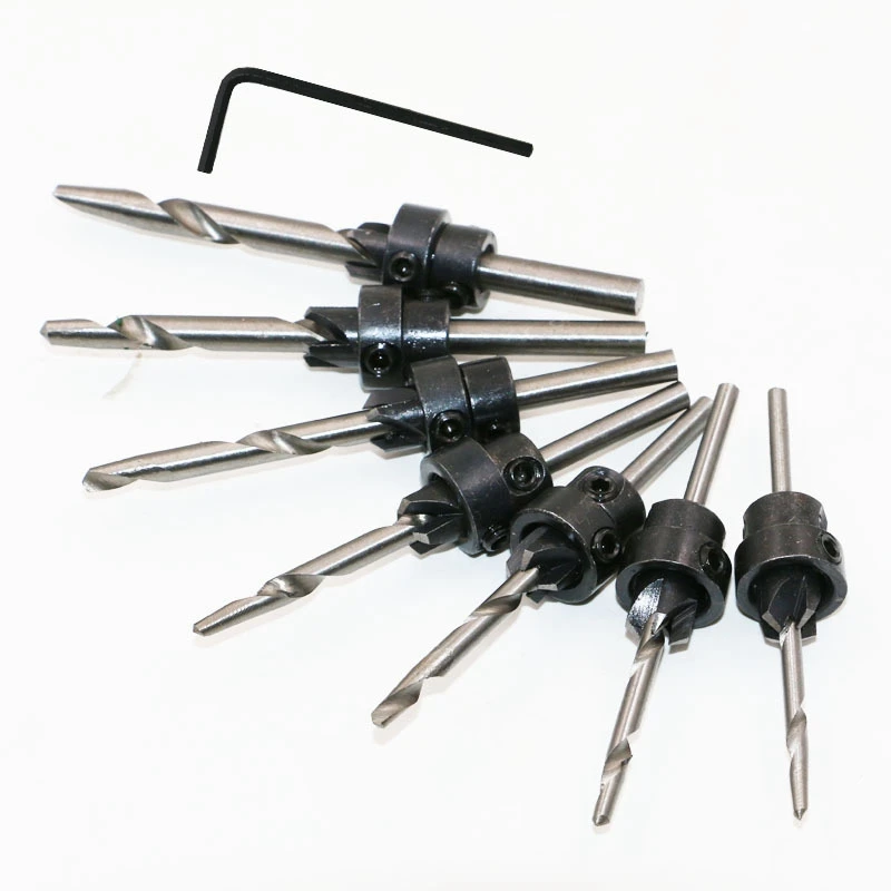 22Pc Wood Screws Drill Hole Drilling Countersunk Head 7 Pieces Woodworking Drill Cone Drilling 22Pc Wood Screws Drill Hole Drilling Countersunk Head 7 Pieces Woodworking Drill Cone Drilling