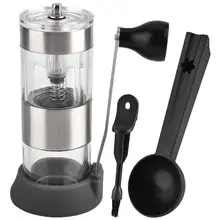 Ручная шлифовальная машина из нержавеющей стали для кофейных зерен, специй, зерновых орехов, Новинка