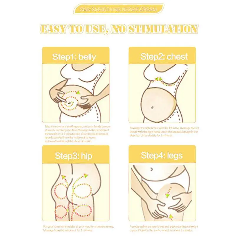 Крем Для Удаления растяжек против морщин, против старения, для восстановления кожи, для беременных, лечение шрамов, уход за кожей тела, 4