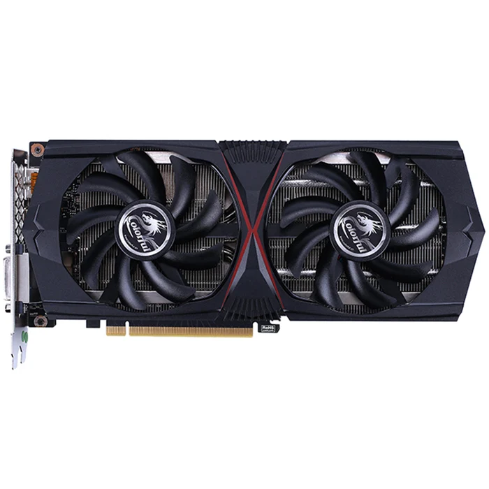 Красочная видеокарта GeForce RTX 2060 6G HA1V Nvidia 1365MHz GDDR6 CUDA Cores 1920 DP/HDMI/DVI|Графические карты|