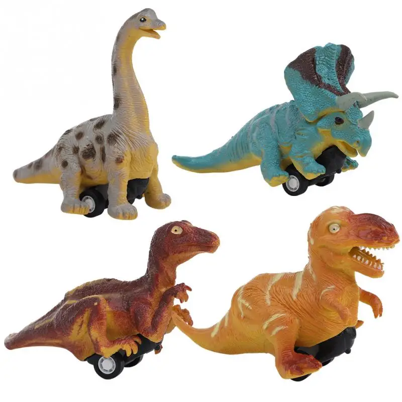 

2019 Hot Sale Dinosaur Model Mini Toy Car Back Of The Car Truck Toys For Children Christmas Gift Dinosaur Model Funny Gift