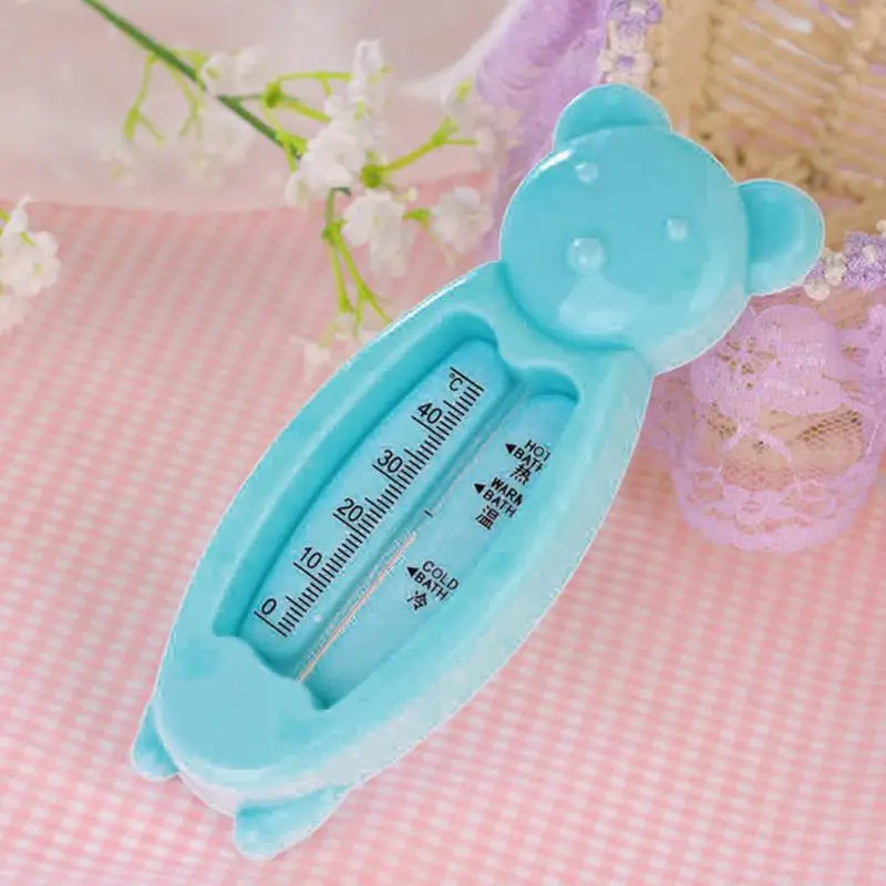 Термометр с датчиком воды в форме медвежонка, прекрасный пластиковый поплавок для ванны, детские игрушки для купания, бытовые Термометры для ванны
