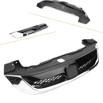 

Car Front Grille Hood Radiator Grill For Honda Civic 2012 Sedan 4 Door 4 DR Black ABS