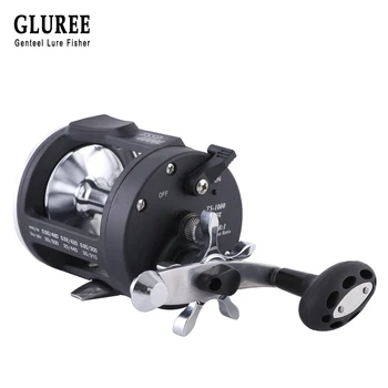 

GLUREE Trolling Reel Fishing 3.8:1 3BB TSSD 3000/4000M Black Right Hand Casting Sea Fishing Reel Saltwater Baitcasting Reel Coil