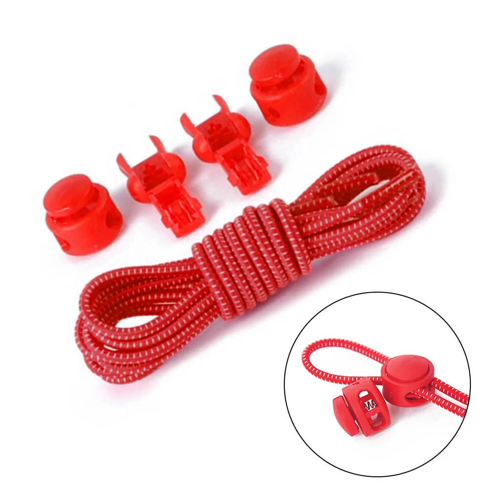 

1 pair Elastic Shoelaces Running Trainers Elasticated Lazy Shoelaces children safe elastic shoe lace cordones