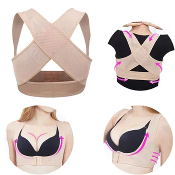 

Lady Chest Posture Corrector Women Push Up Lingerie Bra Push Up Breast Round Shaper Support Belt Body Shaper Corset Health Care